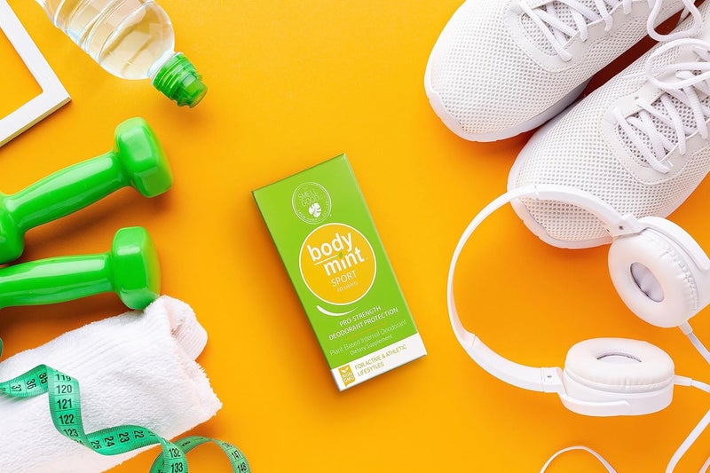 Body Mint Sport - Plant-Based Internal Deodorant for Active Lifestyles, 50 Tablets - Image 2